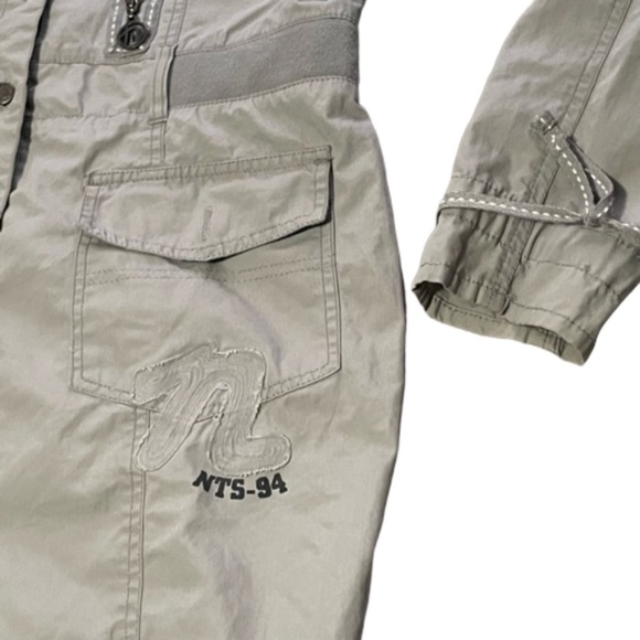 Not the same vintage coat dress size medium large light grey - Picture 4 of 8